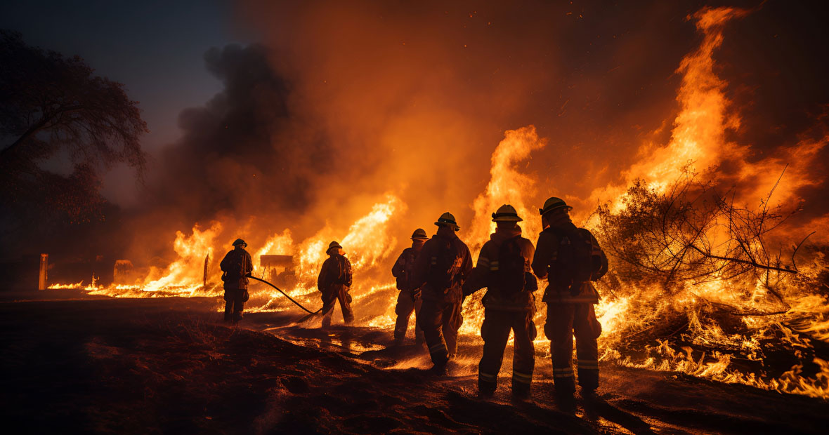 Le feu sous contrôle