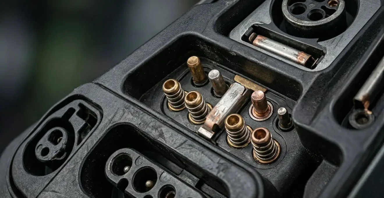 Rack de recharge pour dispositifs DATI avec voyants lumineux dans un local technique