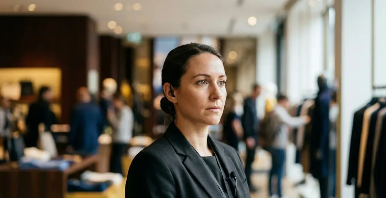 Personnel de sécurité observant des écrans de surveillance avec analyse comportementale